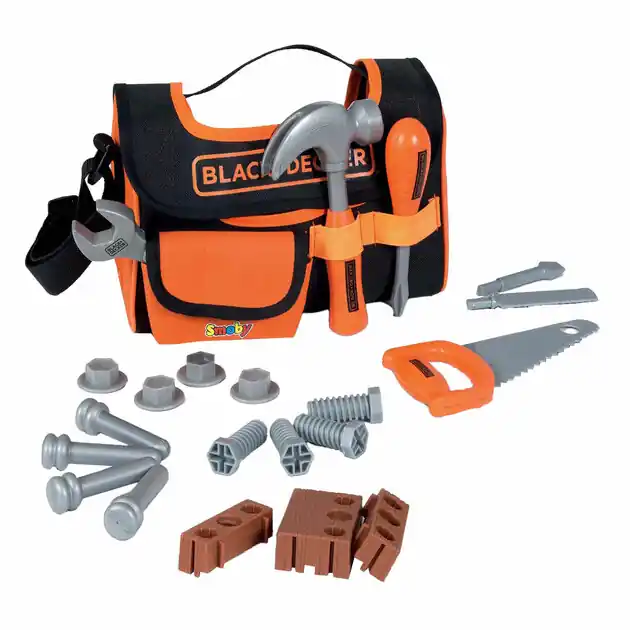 Koopje Smoby Black & Decker Gereedschapstas met Gereedschap, 21dlg.