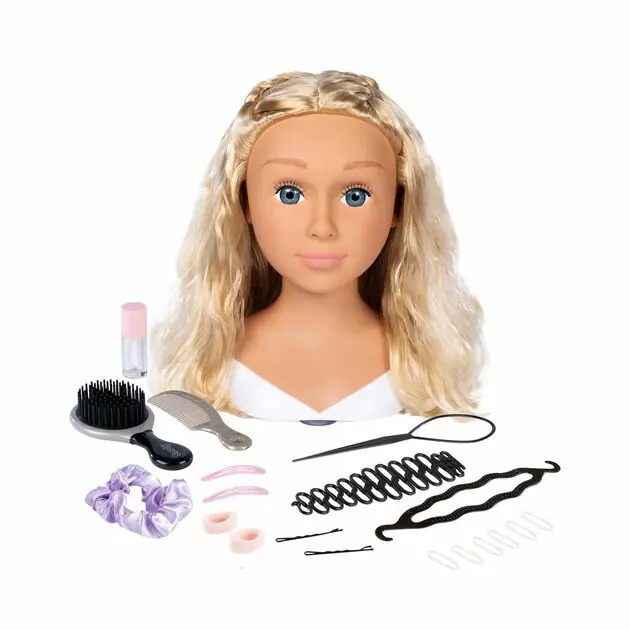 Smoby Mijn Beauty Kappop Blond met Accessoires, 19dlg. Rechtstreeks Van De Fabrikant