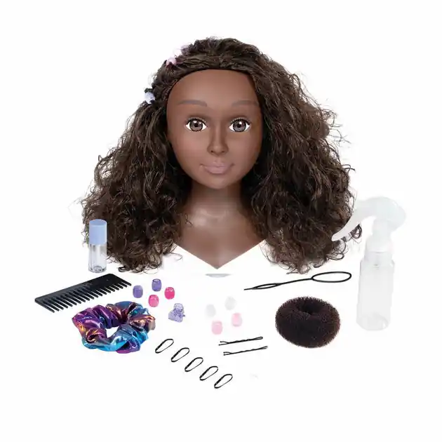 Smoby Mijn Beauty Kappop Afro met Accessoires, 23dlg. Snelle Levering
