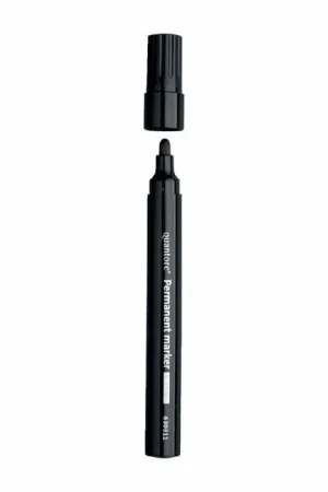 Permanent marker Quantore rond 1-1.5mm zwart Nieuw