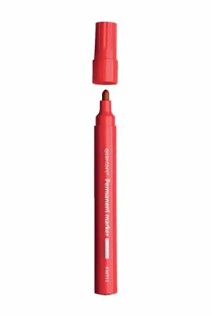 Direct Beschikbaar Permanent marker Quantore rond 1-1.5mm rood