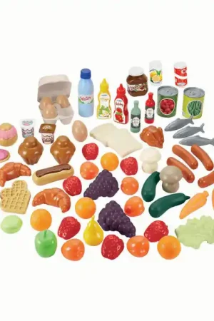 Op = Op Ecoiffier Speelgoed Eten - 75dlg.