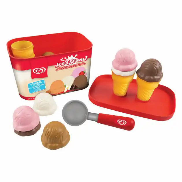 Casdon Ola Speelijs Emmer met IJsschep - 4 Smaken Aanbieding