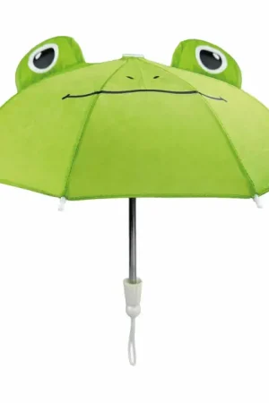 Actieprijs Poppenparaplu Kikker Carlo - 32x16cm