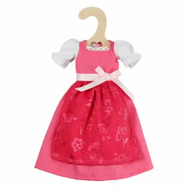 Must-Have Traditionele Dirndl-jurk voor Modepoppen Pinky - 29cm