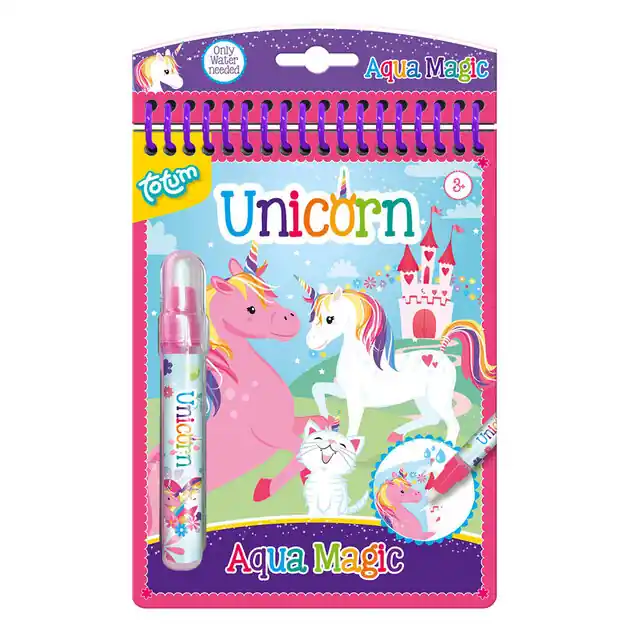 Totum Aqua Magic Eenhoorn Water Kleurboek Beperkt Aanbod