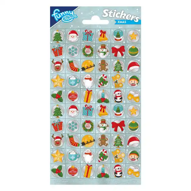Bestseller Stickervel Kerstmis