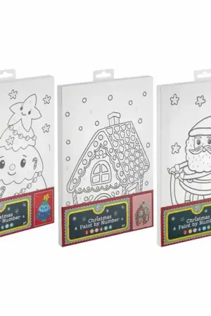 Beperkt Aanbod Schilderen op Nummer Canvas Kerstmis - 29,7x19,5cm