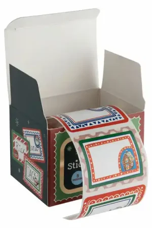 Hete Deal Stickers op Rol 5 Designs - 50st.