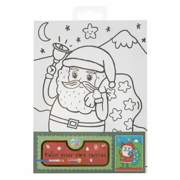 Weekendaanbieding Canvas Beschilderen Kerstmis - Inclusief Verf en Penseel