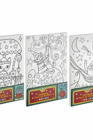 Schilderen op Nummer Canvas Kerstmis - A4 Goedkoop