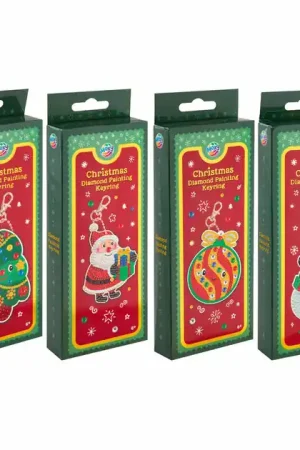 Diamond Painting Sleutelhanger Kerstmis Aanbieding