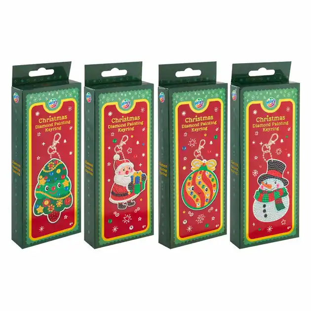 Diamond Painting Sleutelhanger Kerstmis Aanbieding