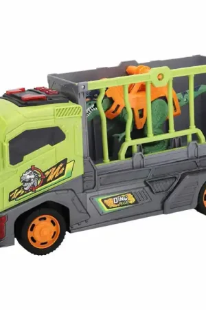Tijdelijk Beschikbaar Dino Valley Transporttruck met Kooi - 37cm