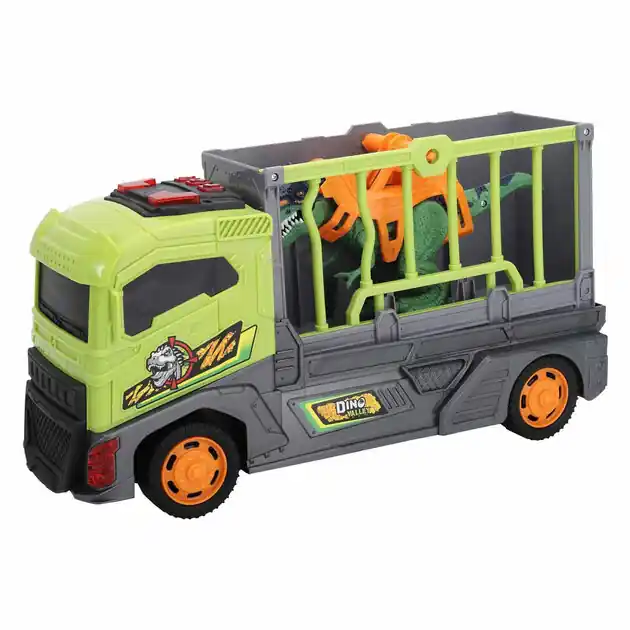 Tijdelijk Beschikbaar Dino Valley Transporttruck met Kooi - 37cm