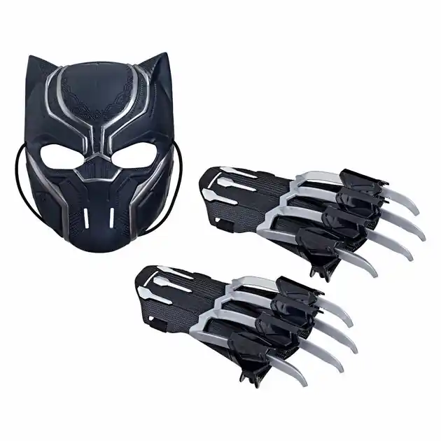 Black Panther Strijder Pakket - Masker en Handschoenen Snelle Levering