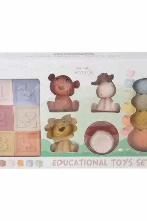 Laatste Kans Soft Speelgoed Pastel Kleuren - 15dlg.