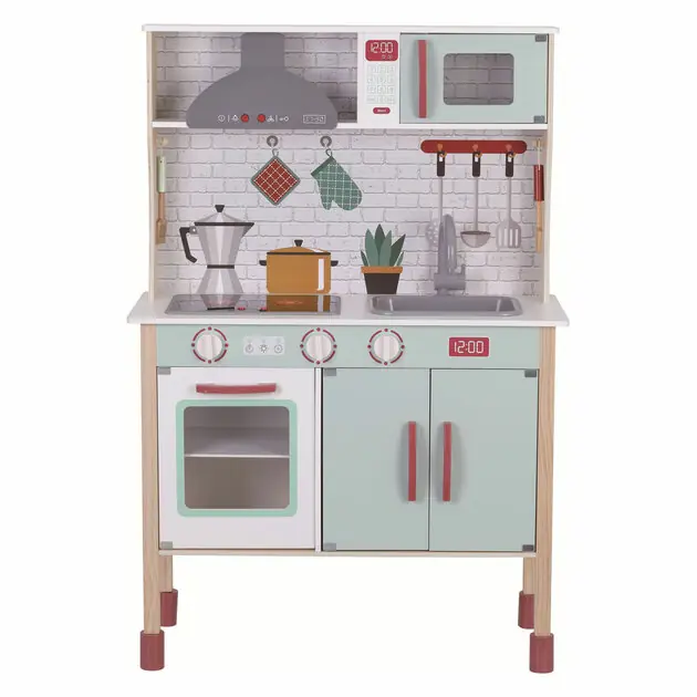 Koopje Houten Keuken met Geluid