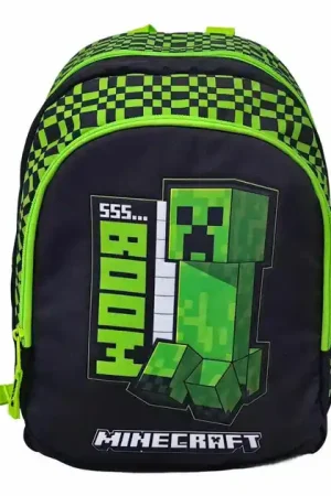 Minecraft Boom Rugzak met 2 Compartimenten - 38x28x16cm Goedkoop