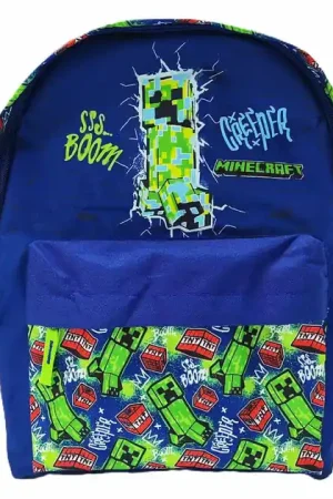 Beperkte Voorraad Minecraft Rugzak Met Voorzak - 42x30x18cm