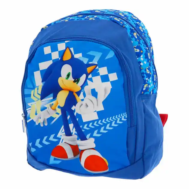 Sonic Rugzak Met 2 Compartimenten - 38x28x16cm Bestel Nu