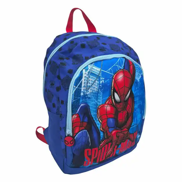 Gecertificeerd Spiderman Rugzak 2 Compartimenten - 38x28x16cm