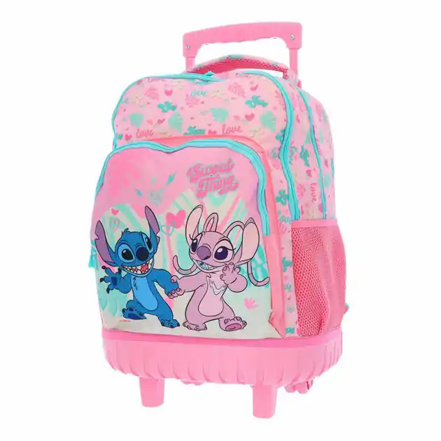 Betaalbaar Stitch Love Trolley Rugzak 3 Compartimenten met Zijvakken