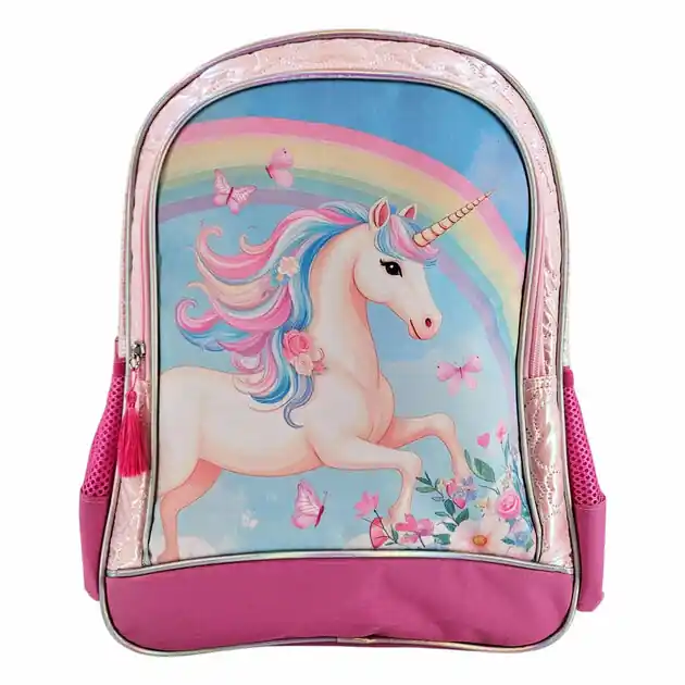 Eenhoorn Rugzak met 2 Compartimenten - 38x33x14cm Bestseller