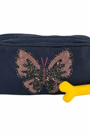 Stones and Bones Glitter Butterfly Navy Rowan 2.0 Etui Speciale Aanbieding