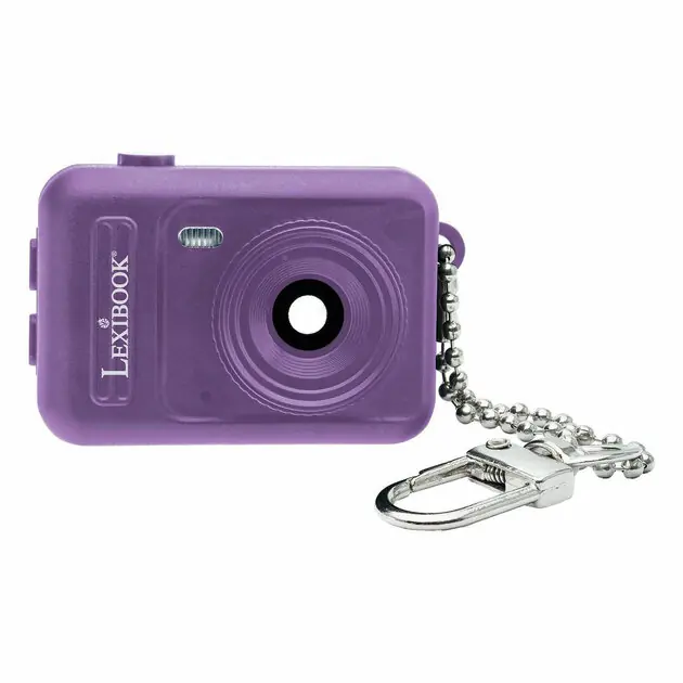 Mini Digitale Camera Sleutelhanger Paars Korting