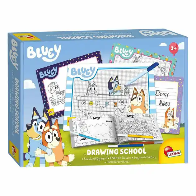 Seizoensaanbieding Bluey Drawing School Tekenschool