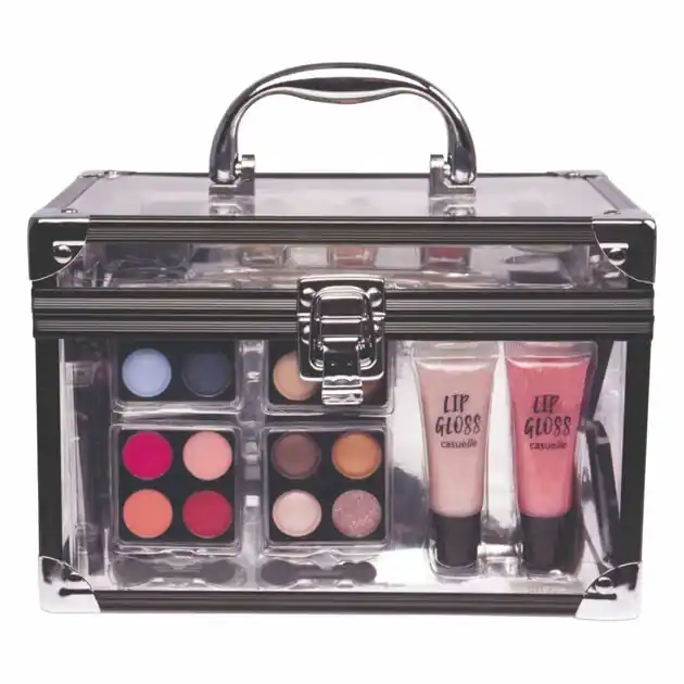 Merkproduct Make-up geschenkkoffer met zwart frame
