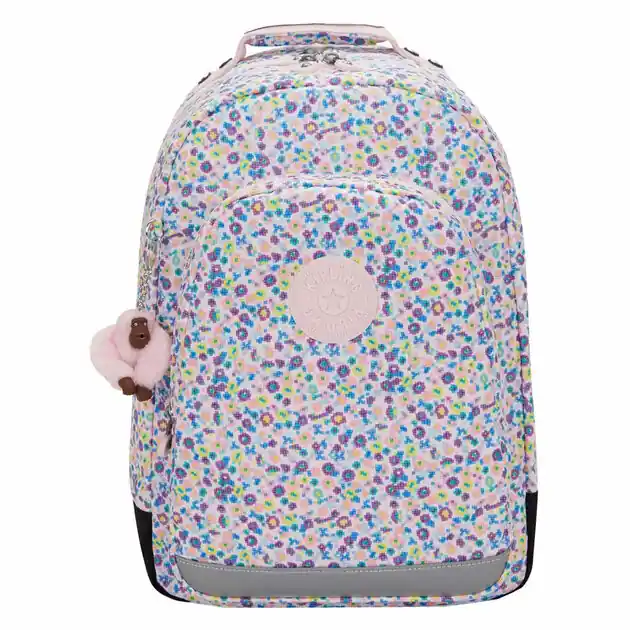 Kipling Rugzak Classroom Digi Bloemenprint Betrouwbaar