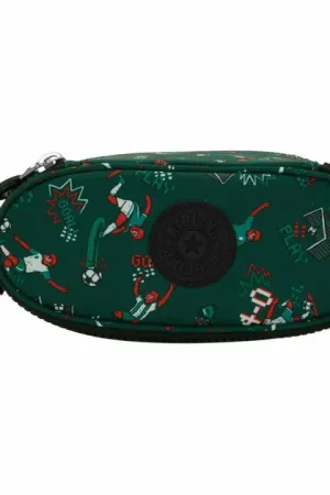 Kipling Duobox Soccer Print Etui Hoge Kwaliteit
