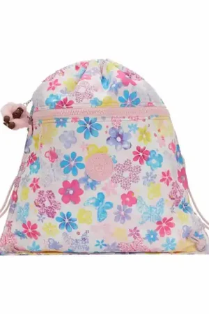 Speciale Aanbieding Kipling Supertaboo Gymtas - Flower Stamp