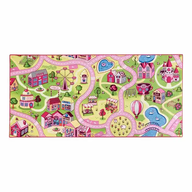 Favoriet Speelkleed Verkeer Kermis - 95x200cm