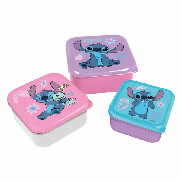 Merkproduct Stitch snackboxen 3-in-1