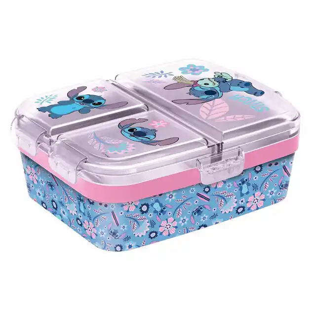 Stitch Broodtrommel met 3 Compartimenten Beste Prijs