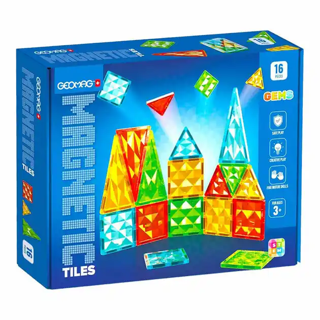 Shop Nu Geomag Magnetische Tegels Edelstenen set - 16dlg.
