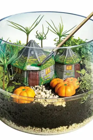 Snelle Levering Clementoni Harry Potter Hagrid's Hut Terrarium Miniatuur Maken Knutselset