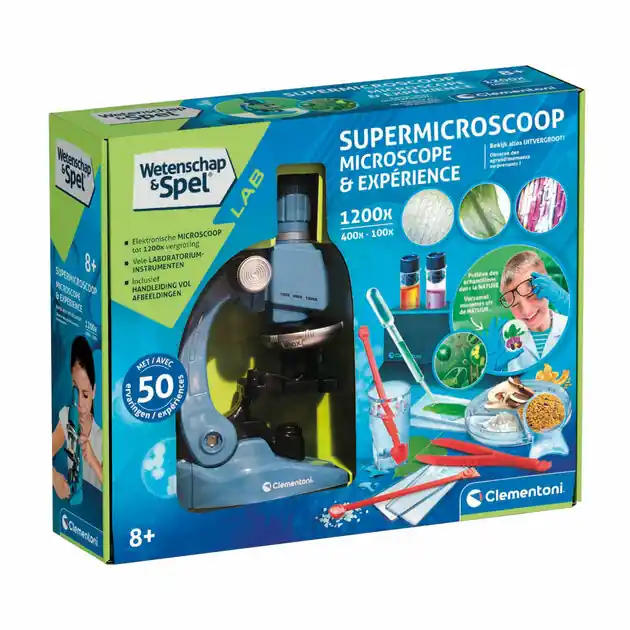 Clementoni Wetenschap en Spel - Super Microscoop Direct Verzonden