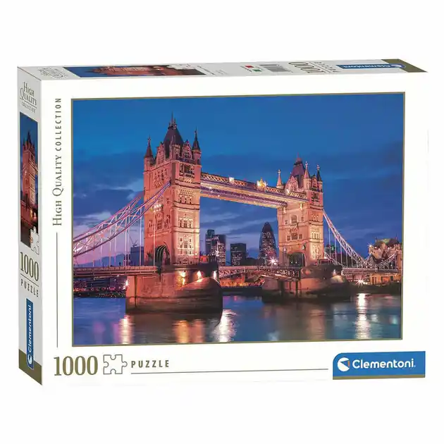 Clementoni Legpuzzel Tower Bridge bij Nacht - 1000st. Voordeelprijs