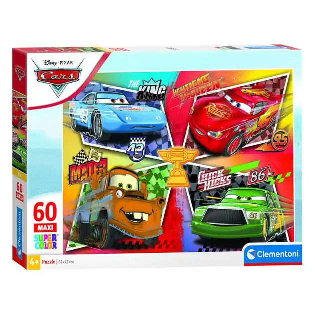 Beperkt Aanbod Clementoni Legpuzzel Cars - 60st. Maxi