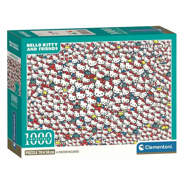 Clementoni Onmogelijke Legpuzzel Hello Kitty - 1000st. Must-Have