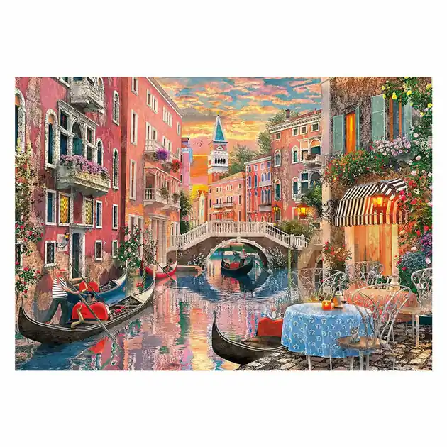 Clementoni Legpuzzel Venetie Zonsondergang - 6000st. Superprijs