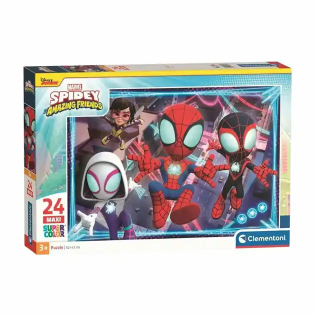 Clementoni Legpuzzel Spidey And His Amazing Friends - 24st. Maxi Lage Prijs