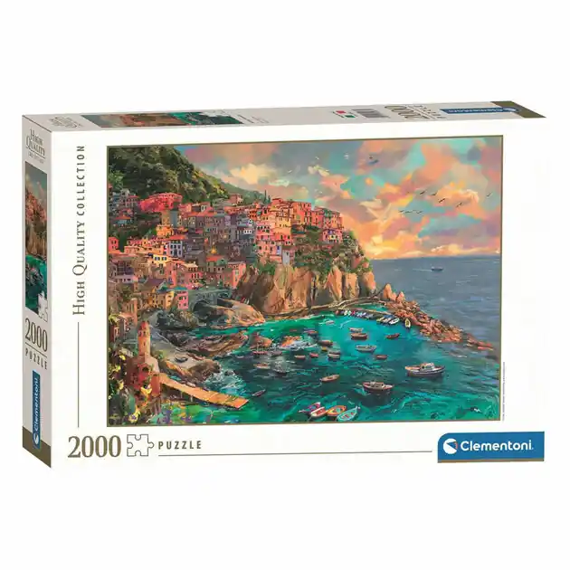 Beperkte Voorraad Clementoni Legpuzzel Geschilderd Manarola - 2000st.