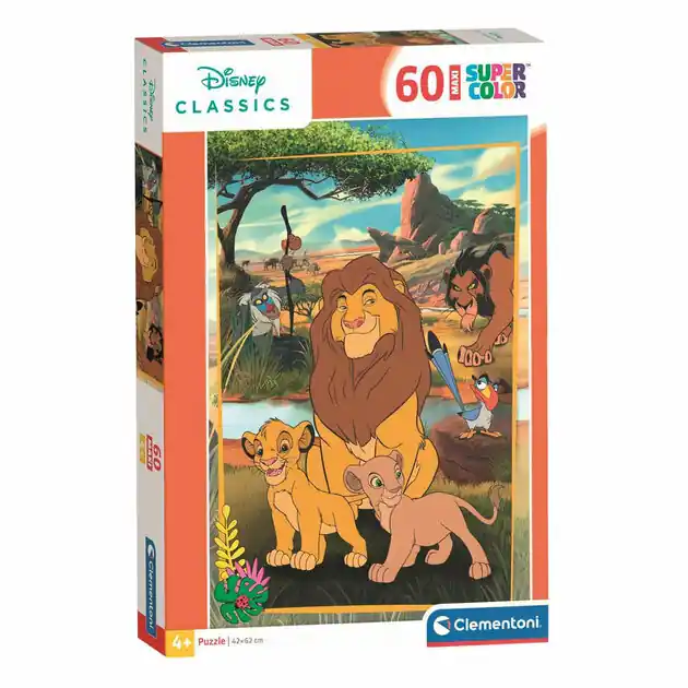 Populair Clementoni Maxi Legpuzzel The Lion King - 60st.