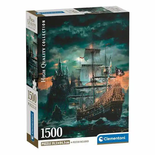 Clementoni Legpuzzel het Piratenschip - 1500st. Betaalbaar