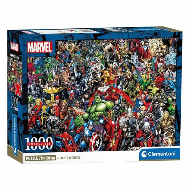 Express Levering Clementoni Onmogelijke Legpuzzel Marvel - 1000st.